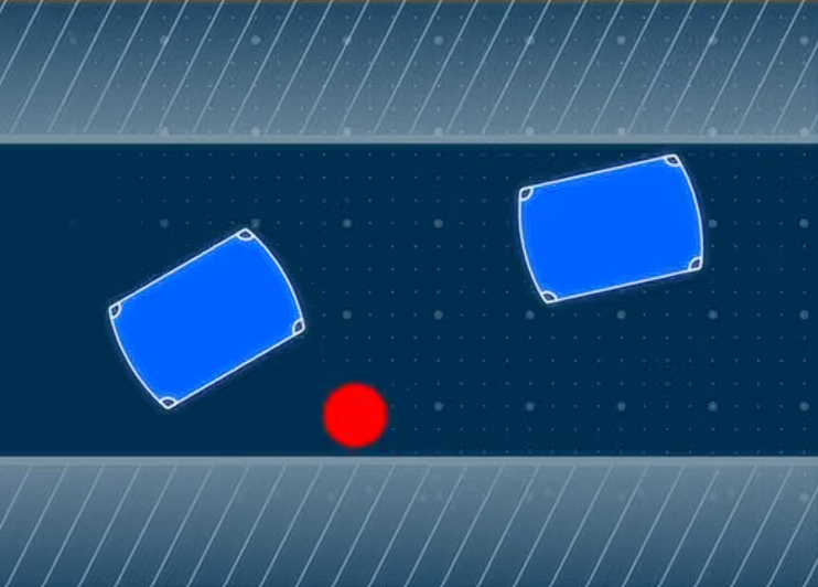 AMRs navigating around an obsticle