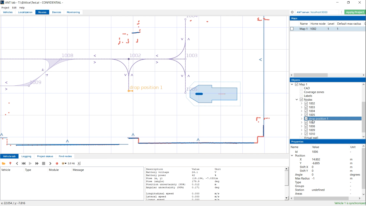 Creating action - installing AMRs, AGVs