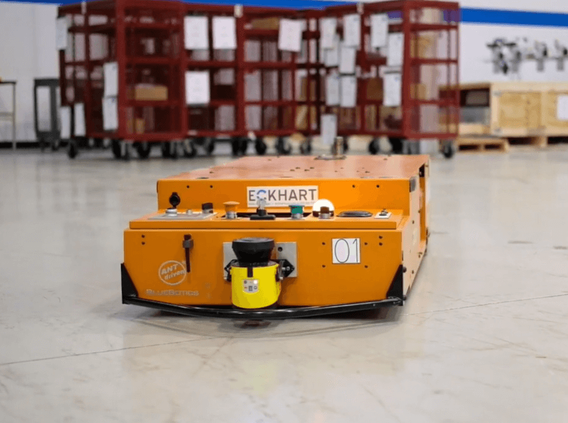 Eckhart AGV in operation
