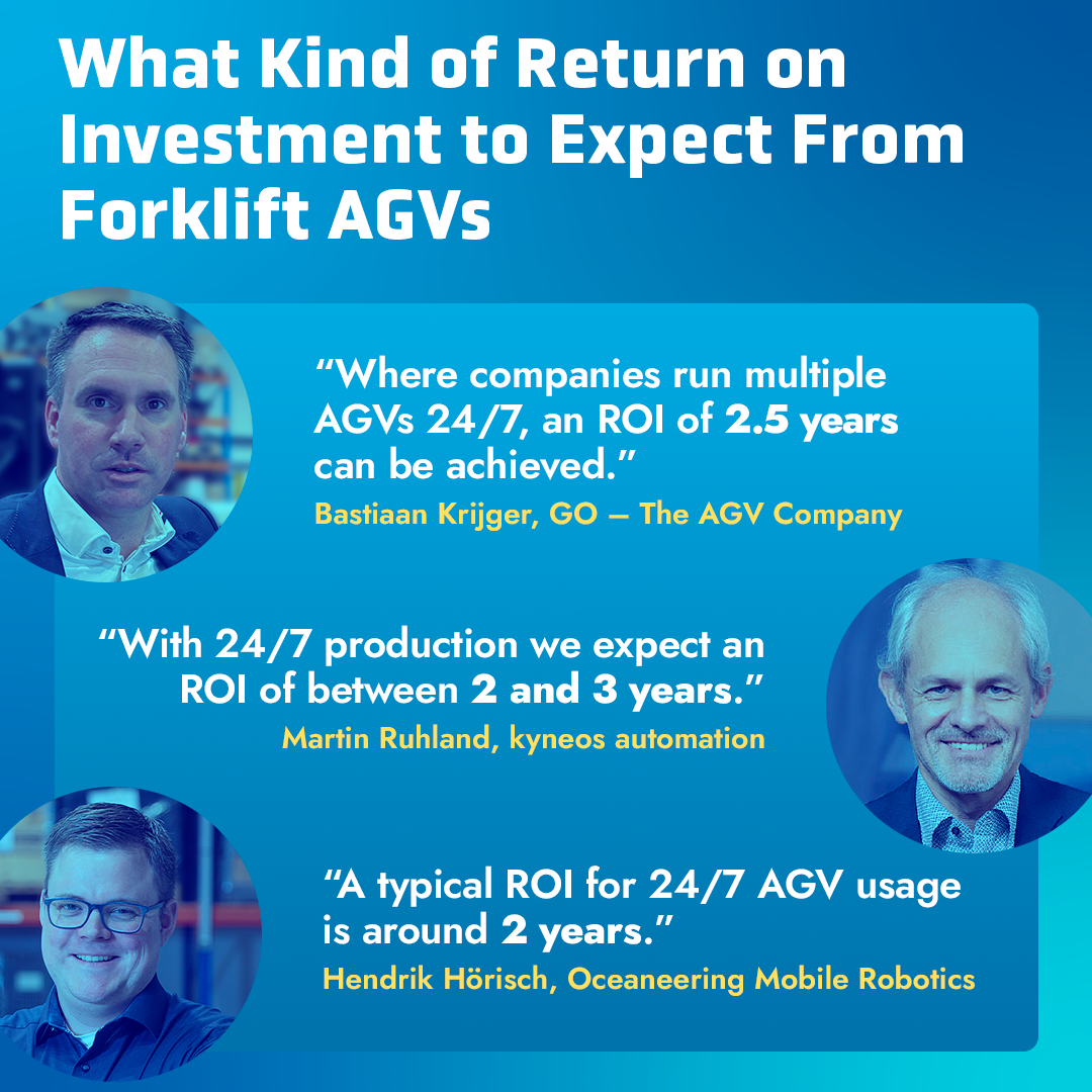 What Kind of Return on Investment to Expect From Forklift AGVs expert advice